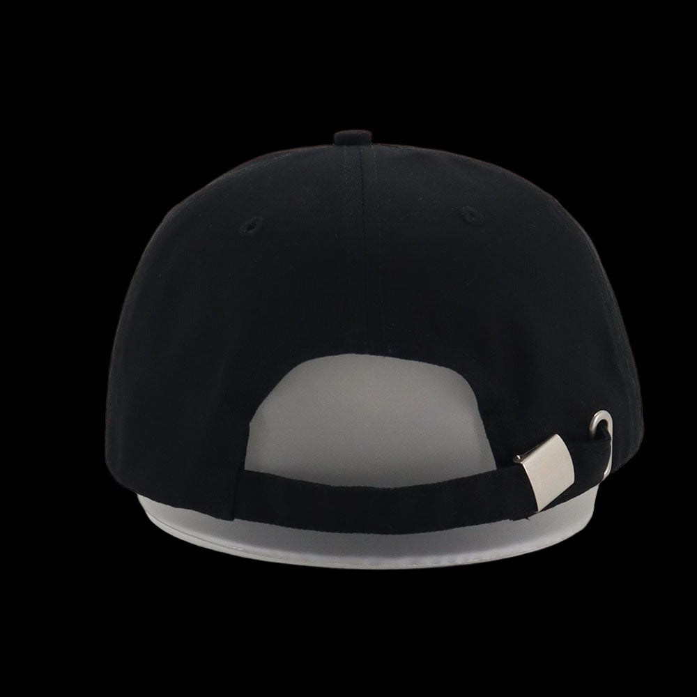 DISTRESSED BLACK CAP