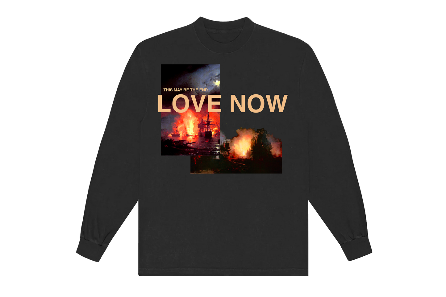 LOVE NOW LONGSLEEVE VINTAGE TEE