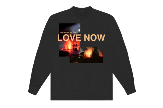 LOVE NOW LONGSLEEVE VINTAGE TEE